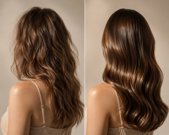 Das «Rich Hair»-Finish — sichtbare Transformation ab dem ersten Tropfen
